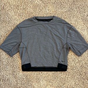 Nike Women's Gray Cropped Top